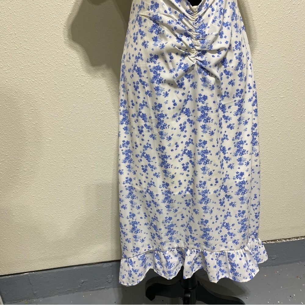 Forever 21 women’s dress bleu and white size S - Picture 4 of 11